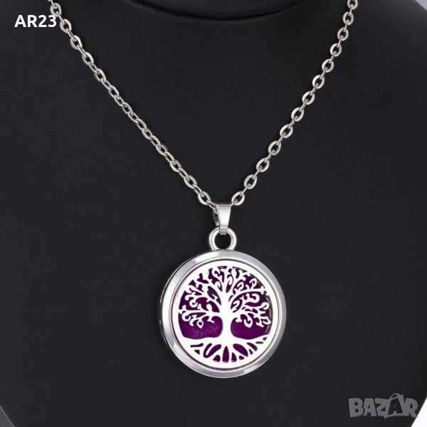 Медальон Дифузьор за ароматни масла ароматерапия Дървото на живота , снимка 1
