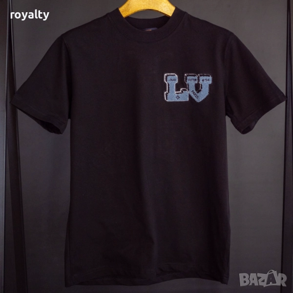 Louis Vuitton Мъжка Черна Тениска РАЗПРОДАЖБА🔥, снимка 1