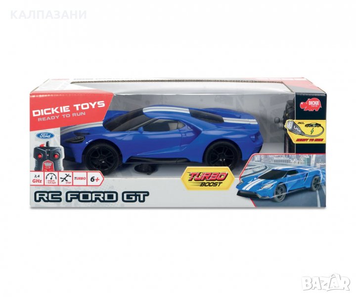 Радиоуправляема кола Дики, Ford GT 2017, 1:16 251106002, снимка 1