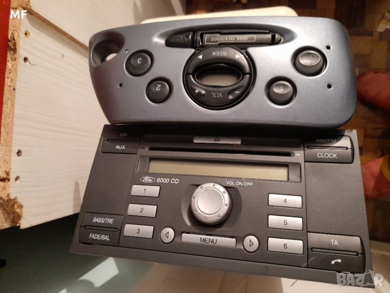 Оригинален касетофон и Cd за форд, снимка 1