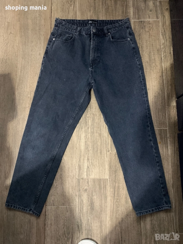 Дънки Zara черни и сини и блуза Lucy, снимка 1