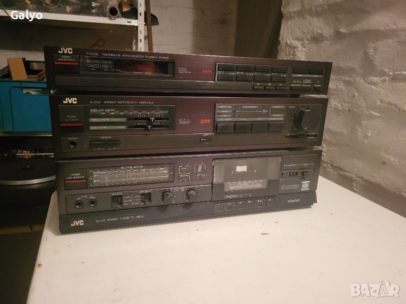 JVC A-GX1A, KD-X2G, усилвател, касеттен дек, снимка 1