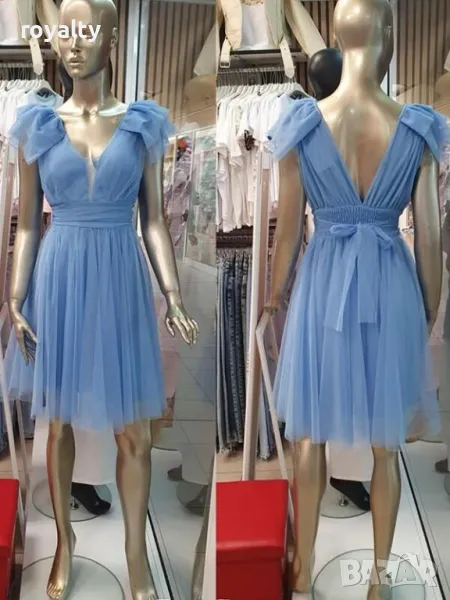 Официална синя рокля, снимка 1