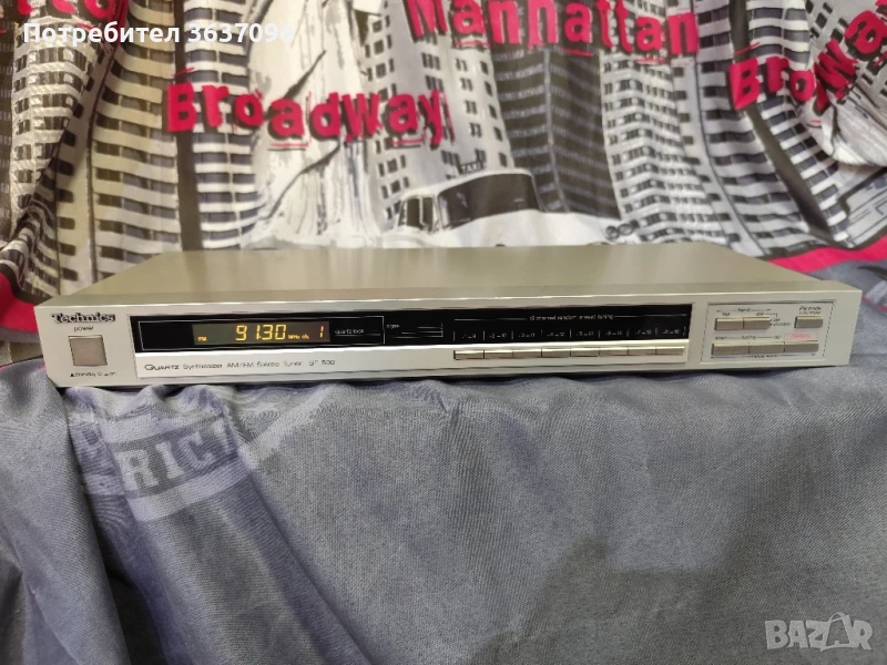 тунер Technics ST-500 Quartz Synthesizer AM/FM Stereo. , снимка 1