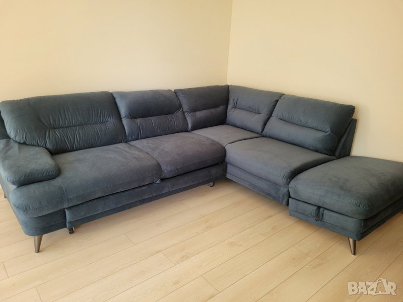 Продавам ново канапе с разтегателно легло и лежанка, снимка 1