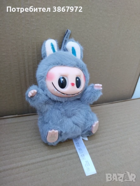 Pop Mart Лабубу Labubu плюшена играчка Серия Labubu Have A Seat, 15cm Пеещо, снимка 1