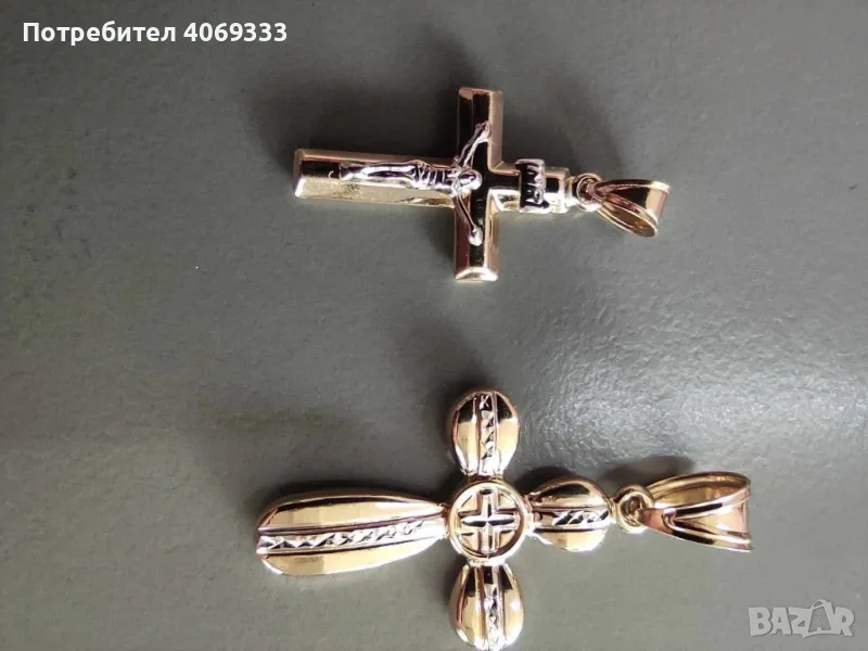 Златен Кръст 1.62гр 14к 585, снимка 1