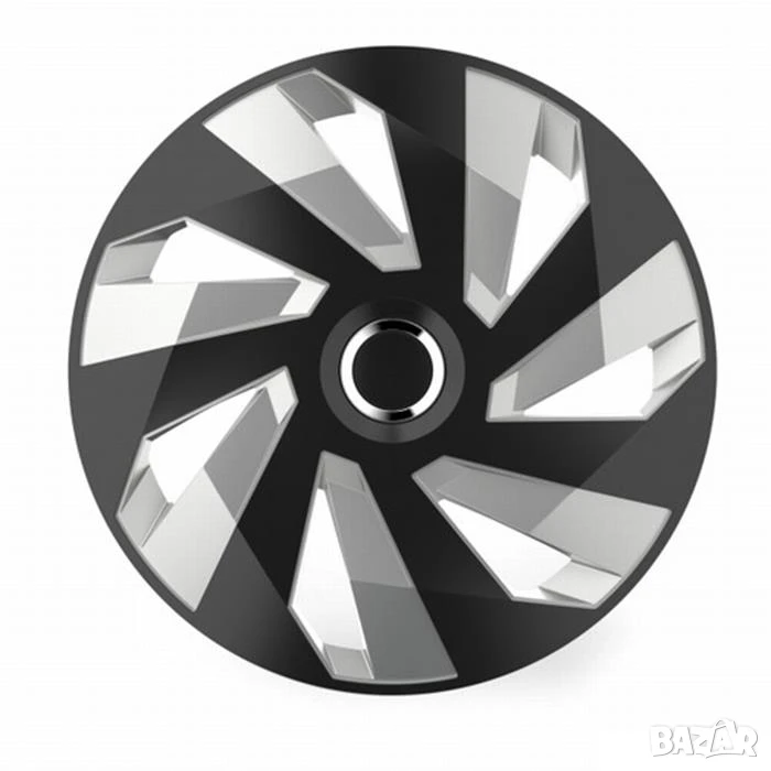 Тасове за джанти 15'' Versaco Vector RC Black/Silver, снимка 1
