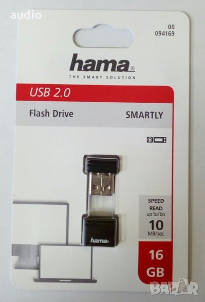 USB Флаш памет Hama USB 2.0 16GB, снимка 1