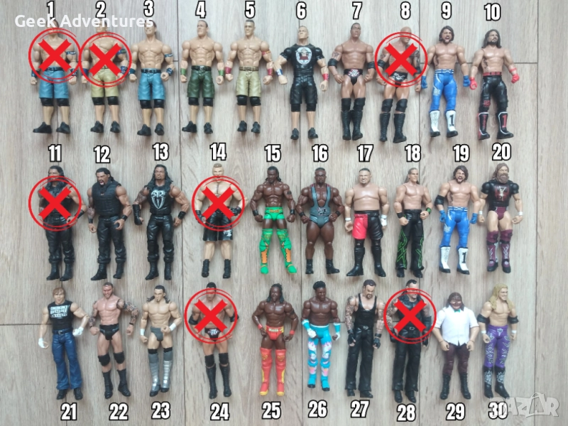 WWE Action Figure Pro-Wrestling / WWE Екшън Фигурки Кечисти, снимка 1