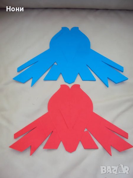 Оригами гълъб от здрав картон, снимка 1