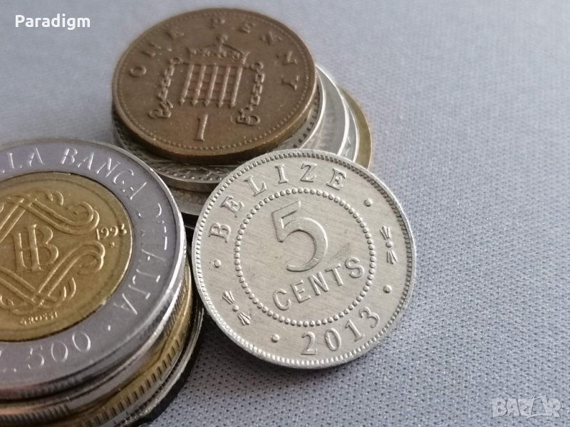 Монета - Белиз - 5 центa | 2013г., снимка 1