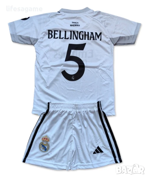 Детски футболен екип Реал Мадрид Белингам комплект Real Madrid тениска Bellingham, снимка 1