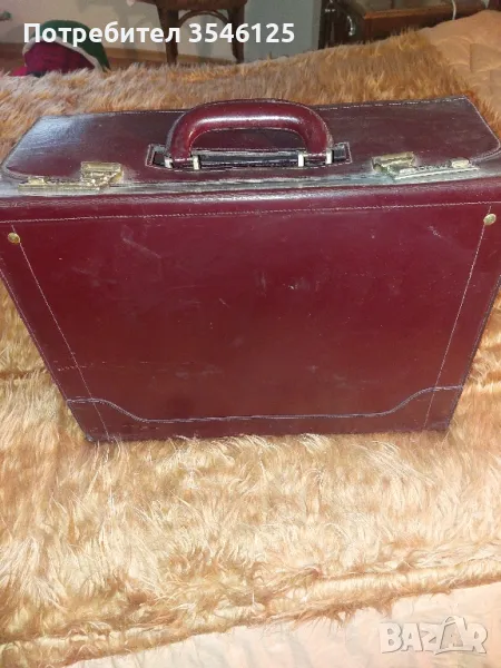 Кожен куфар за документи и ръчен багаж, снимка 1
