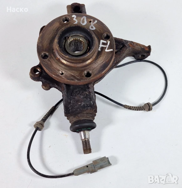 Преден Ляв Шенкел Лагер Главина Пежо Peugeot 308 1.6 1.4 2007-2016г., снимка 1