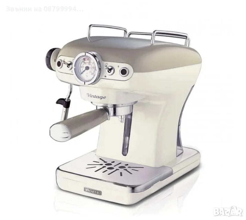 Кафемашина ARIETE Vintage cream/beige, снимка 1