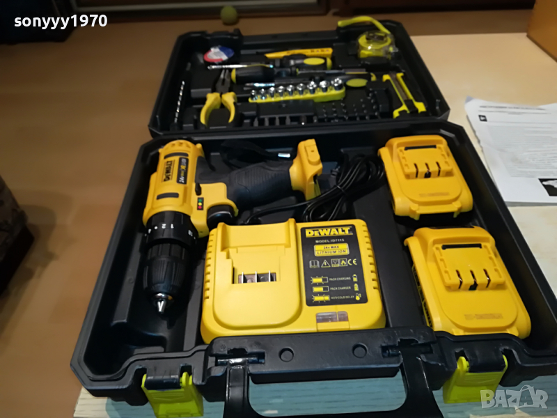 dewalt li-ion 24v+charger+2xbattery 0104222005, снимка 1