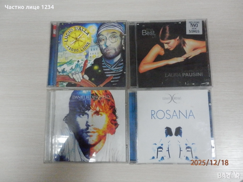 Lucio Dalla /Laura Pausini / Rosana / Daniel Bedingfield, снимка 1