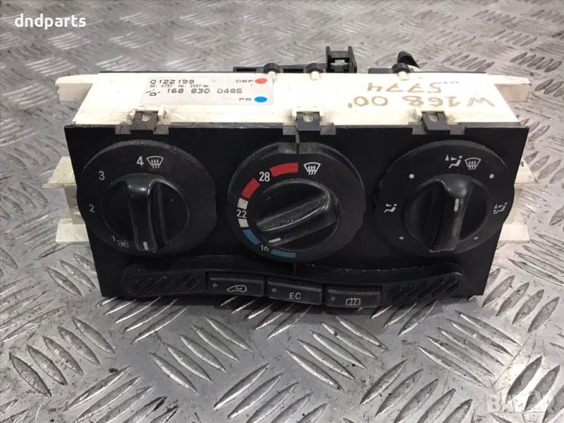 Панел климатроник Mercedes A-Class,W168,2000г., снимка 1