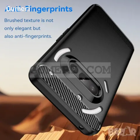 Nothing Phone (3a) - Противоударен Силиконов Гръб - Карбон, снимка 6 - Калъфи, кейсове - 50045654