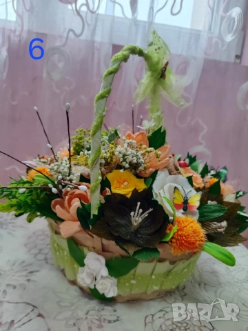 ПРОМО ! Декоративни кошници с вечни цветя / красота за всеки повод !, снимка 10 - Декорация за дома - 53426722