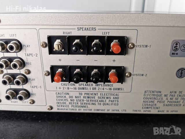 Стерео Усилвател JVC A-X1, снимка 7 - Ресийвъри, усилватели, смесителни пултове - 41964355