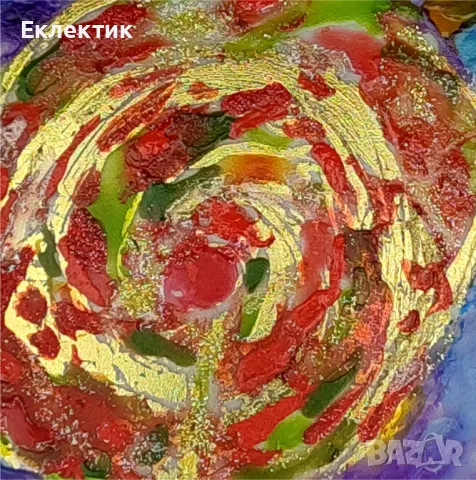 Ябълкови дървета. Акрил върху стъкло, снимка 12 - Декорация за дома - 48258947