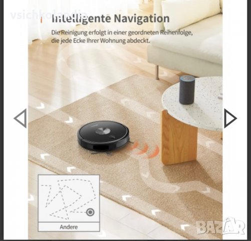 Прахосмукачка робот Ultenic D5s Pro (код продукт 189), снимка 3 - Прахосмукачки - 39644484