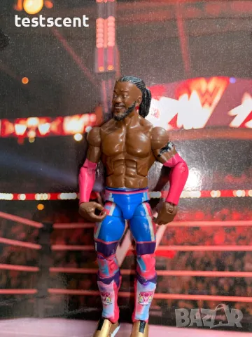 Екшън фигура WWE Kofi Kingston Кофи Кингстън Mattel Elite New Day figure играчка, снимка 6 - Колекции - 49511594