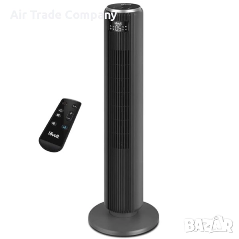 Вентилатор Levoit TempSense 36 DC Tower Fan, 92 см, снимка 6 - Вентилатори - 51753822