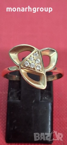 Златен пръстен , снимка 2 - Пръстени - 53782109