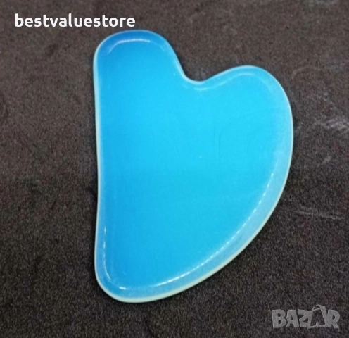 Гуа Ша Нефритен Камък Лунен Камък