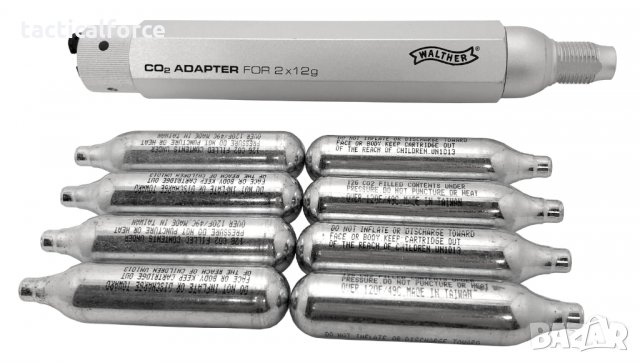 адаптер за въздушно оръжие Walther 2x12грама-CО2, снимка 1