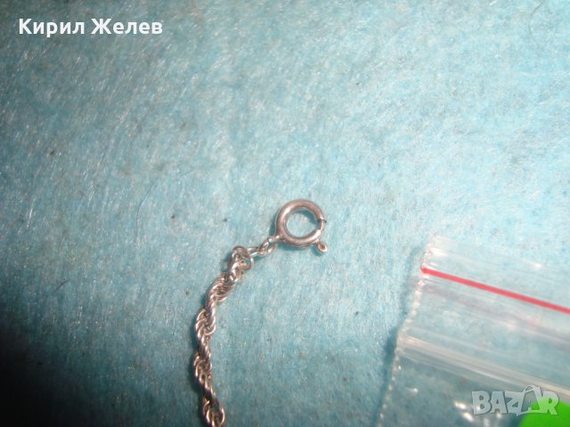 КРАСИВА СРЕБЪРНА ГРИВНА СРЕБРО 925 СПИРАЛОВИДНА ДВОЙНА ВИНТИДЖ АРТ ПЛЕТКА 25630, снимка 6 - Гривни - 35859844
