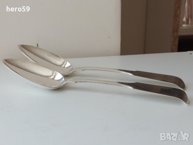 Сребърни лъжици за супа -Царска русия 1839г. сребро 84 цена 5 лв за грам, снимка 4 - Аксесоари за кухня - 41456574