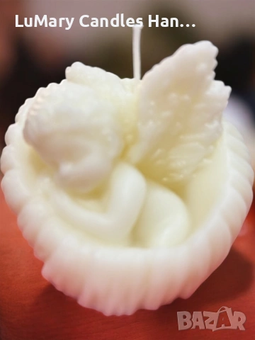 Свещ “ Ангелска светлина”, снимка 4 - Декорация за дома - 53225018