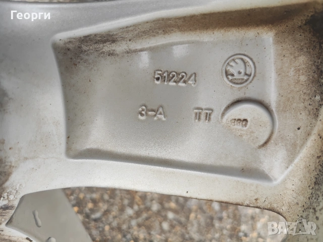 4бр.алуминиева джанта 17цола за Skooda 5x112, снимка 7 - Гуми и джанти - 53240215