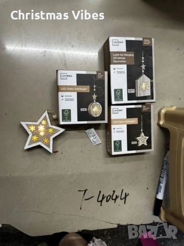 Светеща дървена фигурка, играчка за елха. Три варианта, снимка 9 - Декорация за дома - 52105470