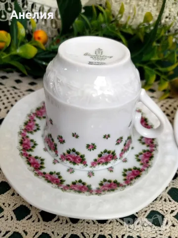 Winterling Bavaria сетове за кафе с розички, снимка 3 - Чаши - 56231557