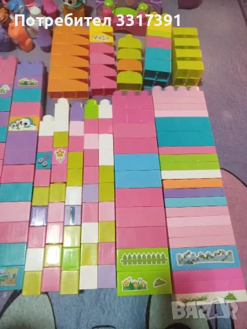 Mega bloks 184 части с масичка, снимка 6 - Образователни игри - 55748092