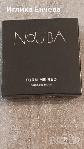 Руж NoUBA Turn Me Red Velvet Blush, снимка 3 - Козметика за лице - 41924438