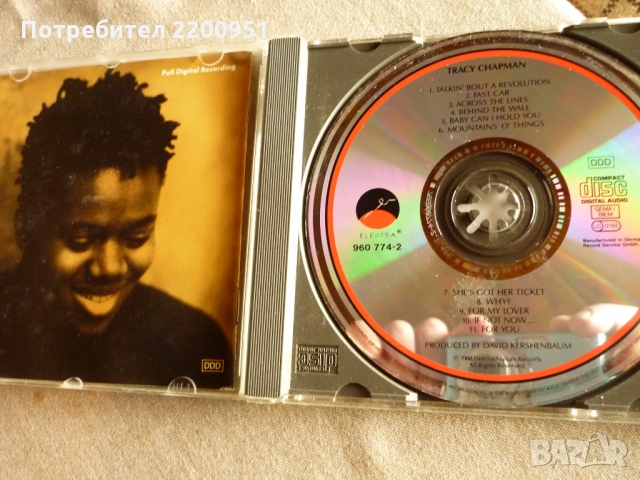 TRACY CHAPMAN, снимка 5 - CD дискове - 36045260