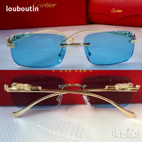 Cartier 2024 мъжки слънчеви очила дамски унисекс 4 цвята, снимка 5 - Слънчеви и диоптрични очила - 48016813