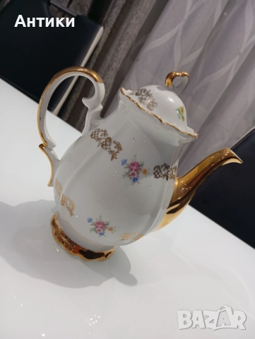 Стар порцеланов чайник маркиран, снимка 8 - Други - 52513951