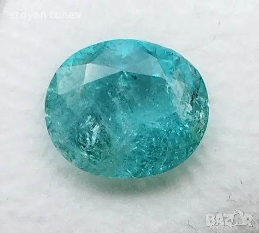 Пленяващ турмалин с цвят Параиба - 1.68кт. НОВ! Сертификат!, снимка 13 - Колиета, медальони, синджири - 43973691