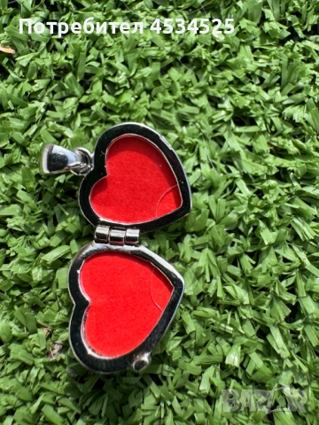 Винтидж медальона-кутийки за снимка – Сребро 925, снимка 3 - Антикварни и старинни предмети - 53786102