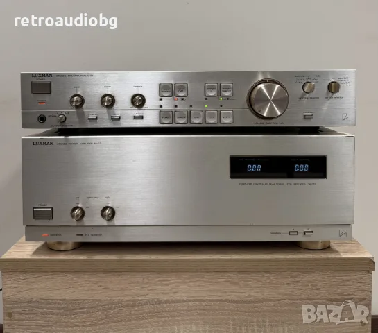 🔈Висок клас сет педусилвател + стъпало LUXMAN C-03 + M-03- профилактирани🔈