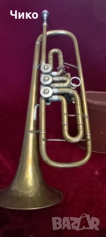 Английски тромпет с машинки, снимка 10 - Духови инструменти - 53711891