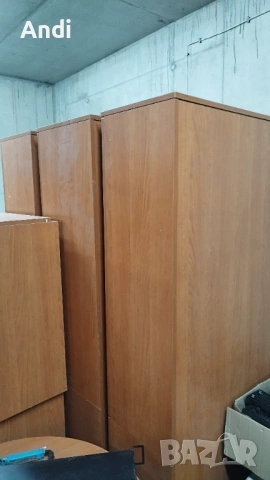 Двукрил гардероб с четири врати - Офис шкаф с рафтове 86/42/205 см, снимка 5 - Гардероби - 53661833