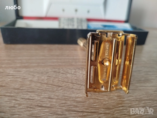 Самобръсначка GILLETE USA Чисто Нова Без забележки Чисто Нова във 22 м Злато Покритие , снимка 7 - Други ценни предмети - 52357106